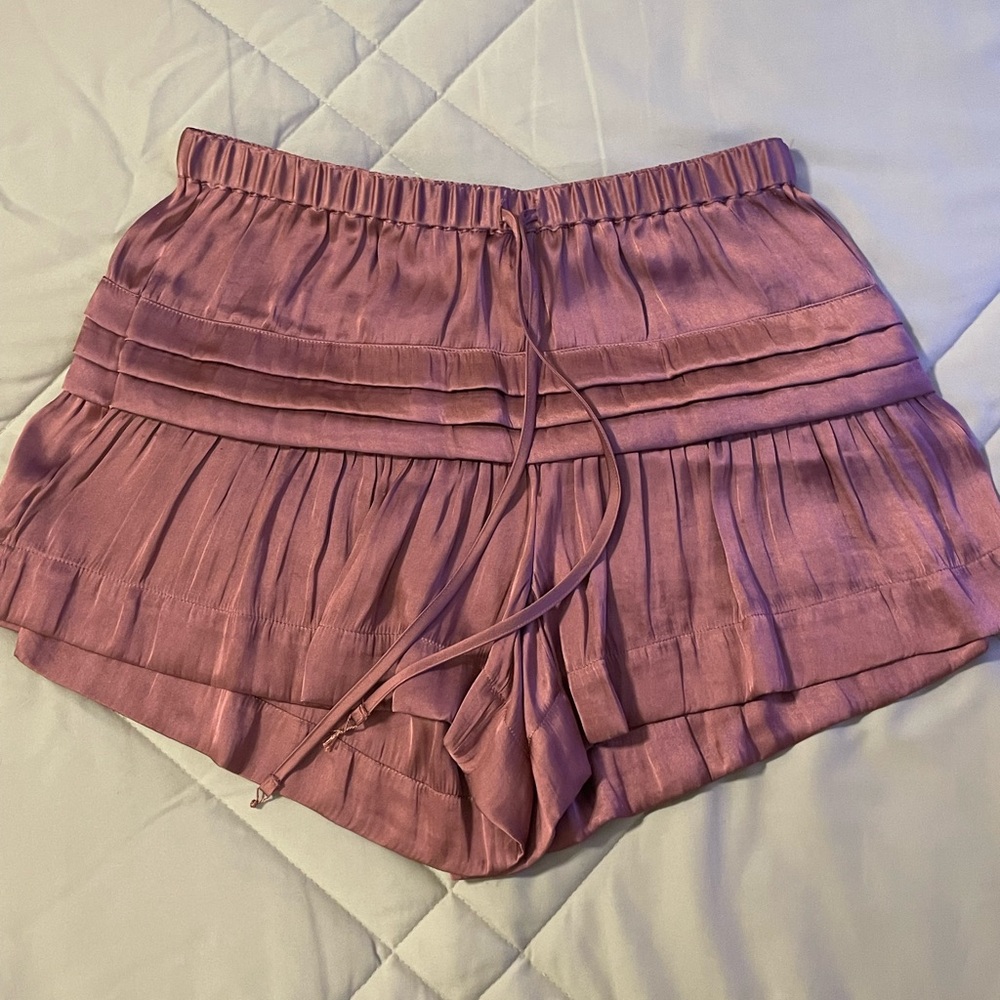 Chelsea & Violet Pink High Waist Shorts